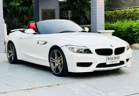 BMW Z4 2.0turbo Msport วิ่งน้อย สีขาว ภายในแดงไมล์ 90,xxxกม.  ปี2013 