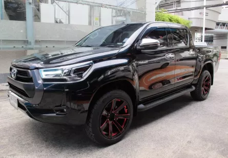 2020 TOYOTA REVO DOUBBLECAB 2.4 MID PRERUNNER (BI-LED) เกียร์ธรรมดา สีดำ  วิ่ง 27,727 กม. รถสวย