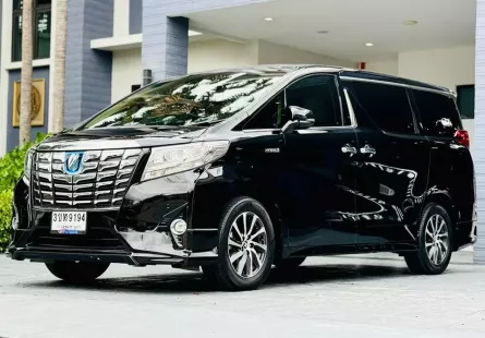 Toyota Alphard 2.5 SRC package( เบนซิน-ไฟฟ้า ) Hybrid E-Fore 4wd เน้นๆไมล์น้อย 90,*** กม ปี2015