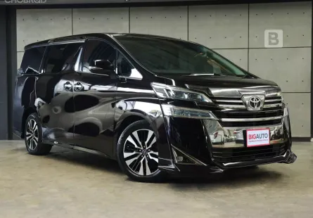 2018 Toyota Vellfire 2.5  AT Model Minorchange รุ่นสุดท้าย AH30 ไมล์แท้ มือเเรกจากป้ายเเดง B1320