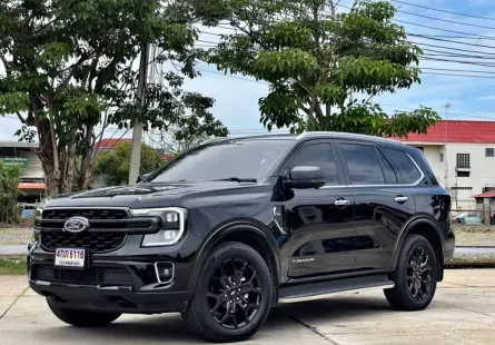 2023 Ford Everest 2.0 Bi-Turbo Titanium+ 4WD SUV รถบ้านมือเดียว ไมล์แท้ เจ้าของขายเอง 