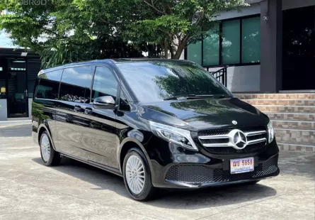 2022 BENZ V CLASS V250D รถมือเดียว รถวิ่งน้อยเพียง 59,000 กม รถเข้าศูนย์ทุกระยะ ไม่เคยมีอุบัติเหตุ