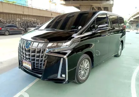 2022 Toyota ALPHARD 2.5 HYBRID SR C-Package E-Four 4WD รถตู้/MPV รถบ้านแท้ ไมล์น้อย 