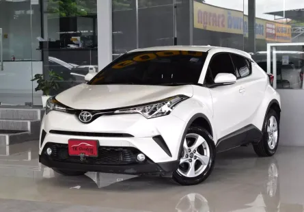 Toyota C-HR 1.8 Mid ปี 2018 สวยสภาพป้ายแดง ไมล์แท้6x,xxxโล รถบ้านมือเดียว ยางดอกเต็ม ออกรถ0บาท