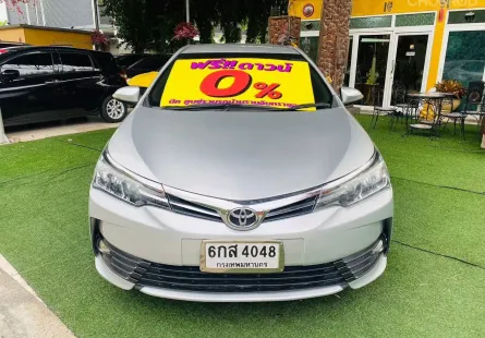 ฟรีดาวน์ O บาท  2017 Toyota Corolla Altis 1.6 G รถเก๋ง 4 ประตู ✅ผ่านการตรวจสอบคุณภาพรถยนต์