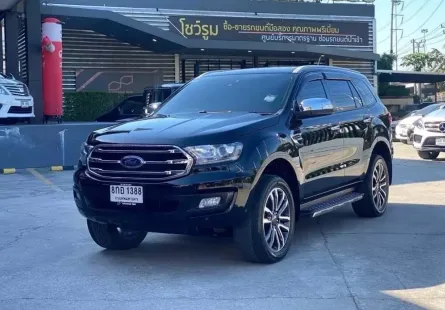 2019 Ford Everest 2.0 Titanium+ SUV ฟรีดาวน์ รถบ้านมือเดียว ไมล์แท้ เจ้าของขายเอง 