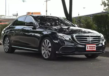 Benz E350e 2.0 W213 Exclusive 2017 รถบ้านมือเดียวใช้งานน้อยไมล์เพียง 7 หมื่นกว่าโล ตัวท๊อปสุด 