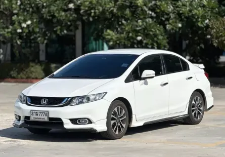 2014 Honda CIVIC 1.8 ES i-VTEC รถเก๋ง 4 ประตู รถมือเดียว