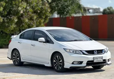 2014 Honda CIVIC 1.8 ES i-VTEC รถเก๋ง 4 ประตู รถมือเดียว