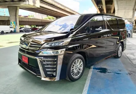 2019 Toyota VELLFIRE 2.5 Hybrid ZR G Edition E-Four 4WD รถตู้/MPV รถบ้านแท้ ไมล์น้อย 