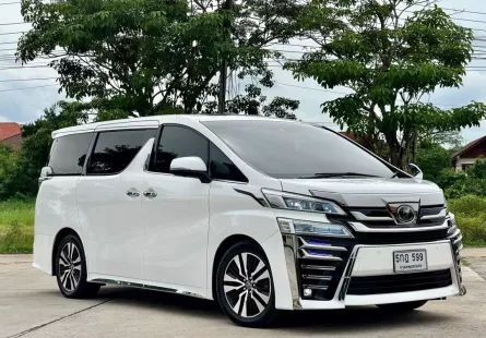 2018 Toyota VELLFIRE 2.5 Z G EDITION รถตู้/MPV ออกรถง่าย รถบ้านมือเดียว ไมล์น้อย 