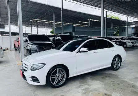 MERCEDES-BENZ E300e 2.0 AMG 2020 รถบ้าน มือแรกออกห้าง ไมล์น้อย 5 หมื่นโล TOP สุด รับประกันตัวถังสวย