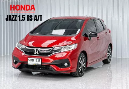 GK สีส้มอิฐ  Honda JAZZ 1.5 RS i-VTEC รถเก๋ง 5 ประตู 