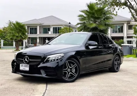 2021 Mercedes-Benz C300e 2.0 e AMG Sport รถเก๋ง 4 ประตู รถสภาพดี มีประกัน ไมล์แท้ มือเดียวป้ายแดง 