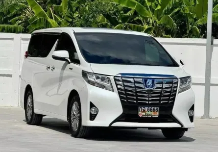 2017 Toyota ALPHARD 2.5 HV รถตู้/MPV แบต Hybrid เปลี่ยนมาแล้ว