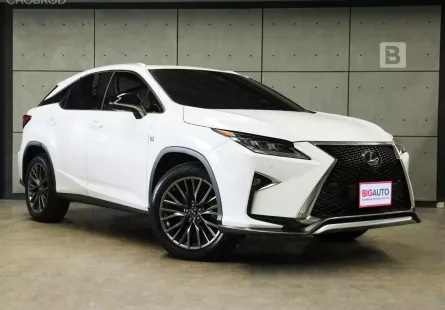 2020 Lexus RX300 2.0 F-Sport 4WD SUV AT TOPสุด Full Option ไมล์แท้ ประวัติการดูแลรักษารถดี B5677