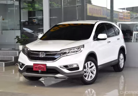 Honda CR-V 2.0 E 4WD ปี 2017 ไมล์แท้ 7x,xxx โล รถบ้านมือเดียว สวยเดิมทั้งคัน เข้าศูนย์ตลอด ออกรถ0บาท