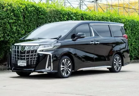 2021 Toyota ALPHARD 2.5 S C-Package รถตู้/MPV รถบ้านแท้ ไมล์น้อย เจ้าของขายเอง 