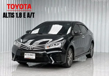 ขาย รถมือสอง 2014 Toyota Corolla Altis 1.8 E รถเก๋ง 4 ประตู A/T