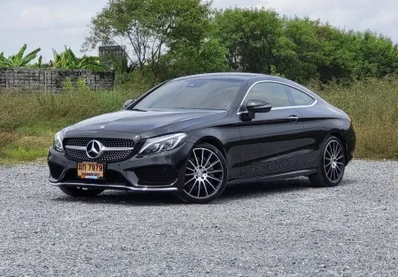 MERCEDES-BENZ C250 Coupe AMG Dynamic (W205) ปี 2016 มือแรก ประวัติศูนย์ พึ่งเซอร์วิสใหญ่ 1 แสน กม.ไป