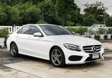 2015 Mercedes-Benz C300 2.1 Blue TEC HYBRID AMG Dynamic รถเก๋ง 4 ประตู ขายรถบ้าน ไมล์แท้ 