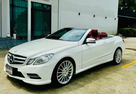 2013 Mercedes-Benz E200 2.0 AMG Dynamic Cabriolet รถบ้านแท้