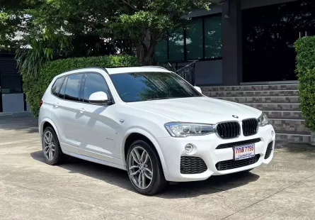 2017 BMW X3 20D MSPORT LCIรถออกศูนย์ BMW THAILAND รถวิ่งน้อย เข้าศูนย์ทุกระยะ ไม่เคยมีอุบัติ้หตุครับ