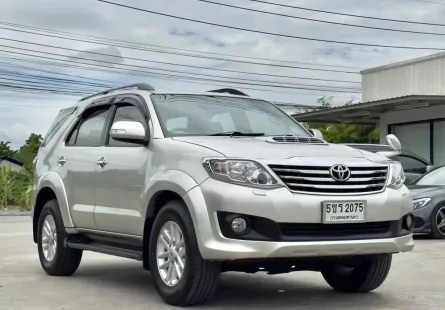 2012 Toyota Fortuner 3.0 V 4WD SUV ดาวน์ 0%