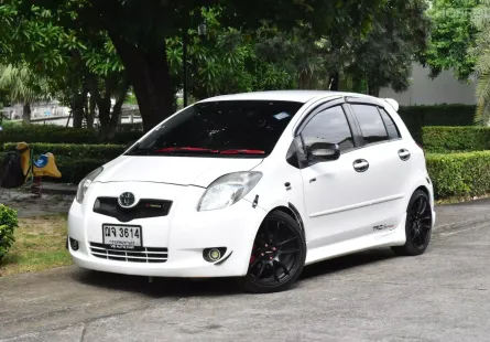 Toyota Yaris 1.5G limited ปี: 2008 สี: ขาว  เครื่อง: เบนซิน เกียร์: ออโต้