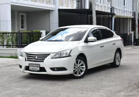 Nissan Sylphy  1.6V ปี2013 สีขาว ออโต้ เบนซิน