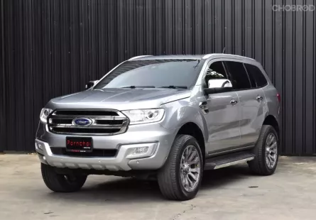 2017 Ford Everest 3.2 Titanium+ 4WD SUV รถสวยมือเดียว ประวัติศูนย์ ไมล์แท้ รับประกันไม่มีชนหนัก