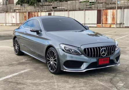 2018 Mercedes-Benz C250 2.0 Coupe AMG Dynamic รถเก๋ง 2 ประตู รถสภาพดี มีประกัน ไมล์แท้ ประวัติศูนย์ 