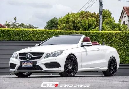 2014 Mercedes-Benz E200 2.0 AMG Dynamic Cabriolet รถสวย ไมล์แท้ 