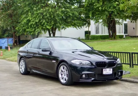 2013 BMW 520d 2.0 M Sport รถเก๋ง 4 ประตู รถบ้านแท้ ไมล์น้อย ประวัติดี 