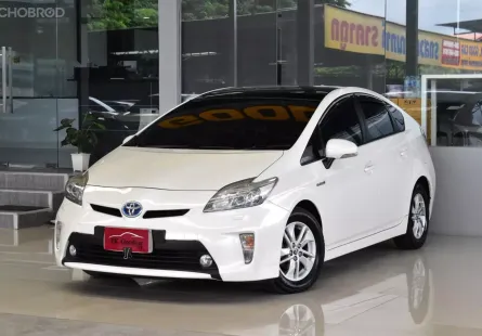 Toyota Prius 1.8 Hybrid Top option grade ปี 2012 เปลี่ยนแบตที่ศูนย์มาแล้ว รถบ้านแท้ๆ สวยเดิมทั้งคัน