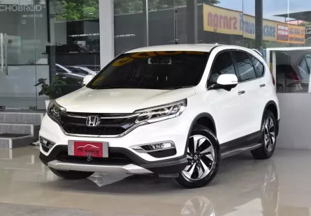 Honda CR-V 2.4 EL 4WD ปี 2016 รถบ้านมือเดียว เข้าศูนย์ตลอด ไม่เคยติดแก๊สแน่นอน สวยเดิม ออกรถ0บาท