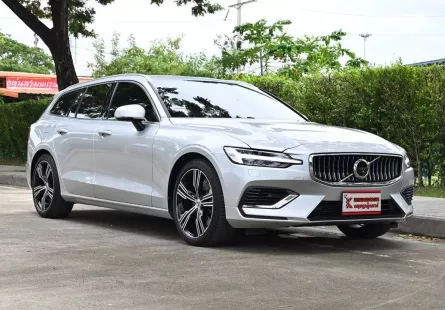 Volvo V60 2.0 Recharge T8 Inscription 4WD 2020 รถบ้านมือเดียว ไมล์เพียง 3 หมื่นกว่าโล ยังมีวารันตี