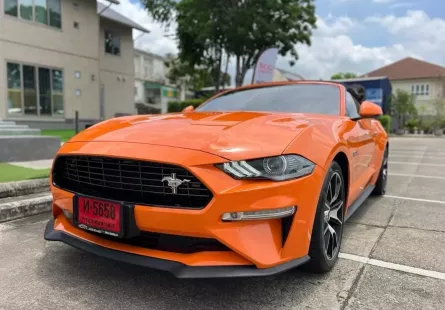 2020 Ford Mustang 2.3 EcoBoost Cabriolet รถบ้านมือเดียว ไมล์น้อย เจ้าของขายเอง 