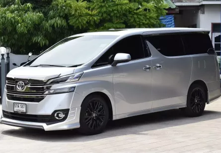 Toyota Vellfire 2.5ZG Package ปี 2016 รุ่นท๊อป รถศูนย์ ประวัติศูนย์Toyota Thailand เครื่องยนต์เบนซิน