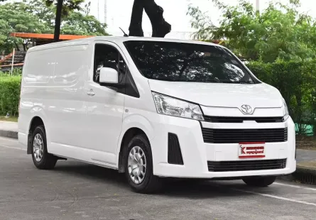 Toyota Hiace 2.8 ECO 2019 รถตู้เตี้ยบรรทุก โฉมหน้ายาว รถมือเดียวเช็คศูนย์ตลอด