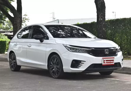 Honda City 1.0 RS Hatchback 2022 รถบ้านมือเดียวเช็คศูนย์ทุกระยะ ชุดแต่งศูนย์รอบคัน