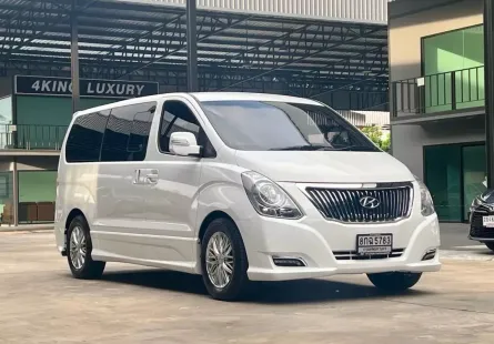 2018 Hyundai Grand Starex 2.5 VIP รถตู้/VAN รถสวย ไมล์น้อย มือเดียวป้ายแดง 