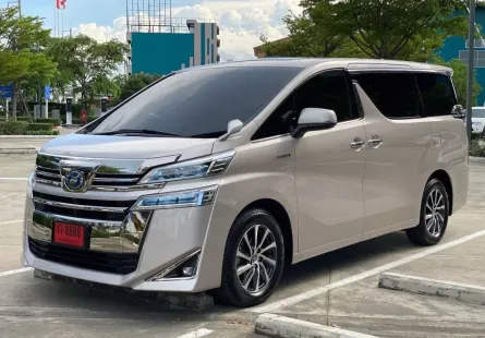 2019 Toyota VELLFIRE 2.5 Hybrid E-Four 4WD รถตู้/MPV ไมล์แท้ รถบ้านประวัติดี 