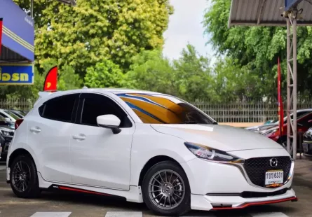 Mazda2 1.3 C Sport ปี2020 มือเดียว ไมล์ 8 หมื่นแท้ สภาพใหม่เอี่ยม ไม่เคยเฉี่ยวชนจัดทรงลงล้อ โคตระสวย