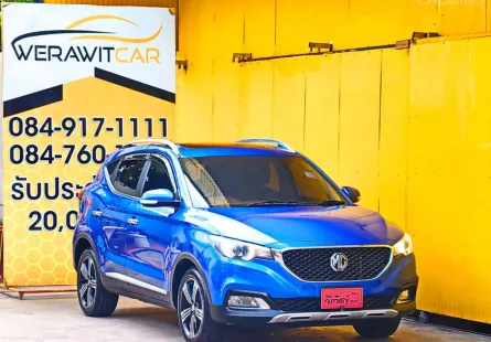 MG ZS 1.5 X SUV ตัว TOP หลังคา Sunroof ปี 2018 เครื่อง เบนซิน เกียร์ Auto รถสวย ตัวถังบางเดิม 