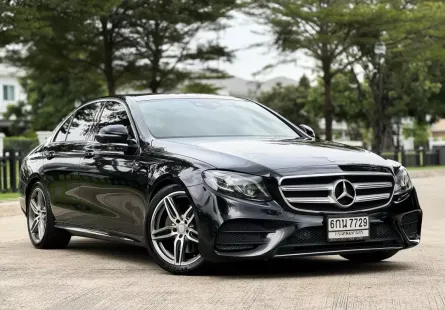 2017 Mercedes-Benz E220 2.0 d AMG Dynamic รถเก๋ง 4 ประตู รถบ้านมือเดียว ไมล์แท้ ประวัติดี 