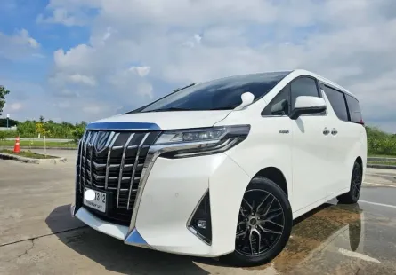 2019 Toyota ALPHARD 2.5 Hybrid E-Four 4WD รถตู้/MPV รถสภาพดี มีประกัน ไมล์แท้ ประวัติศูนย์ 