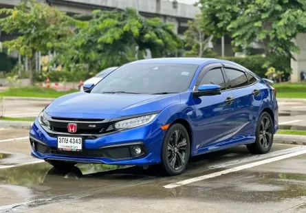 2019 Honda CIVIC 1.5 Turbo RS รถเก๋ง 4 ประตู ดาวน์ 0% รถสวย ไมล์น้อย 