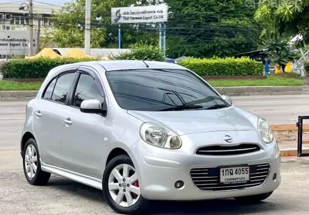 ขาย รถมือสอง 2012 Nissan MARCH 1.2 V รถเก๋ง5ประตู ฟรีดาวน์ ฟรีส่งรถทั่วไทย