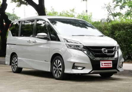 Nissan Serena 2.0 S-Hybrid High-Way Star 2018 รถบ้านมือเดียว หน้าใหม่ ชุดแต่งศูนย์รอบคัน 